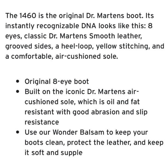 Dr. Martens 1460 Classic Combat Boots - Picture 7 of 8